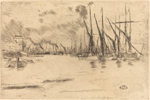 Depuis Pickle-Herring Stairs, vers 1878