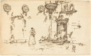 Hôtel Lallement, Bourges, 1888 - James Abbott McNeill Whistler