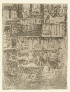 Maisons à Amsterdam - James Abbott McNeill Whistler