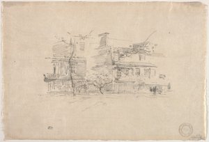 Lindsay Row, Chelsea, 1888 - James Abbott McNeill Whistler