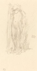 Drapé de modèle, vers 1889 - James Abbott McNeill Whistler