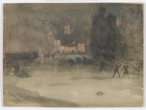 Nocturne : Amsterdam en hiver, 1882