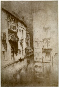 Nocturne : Palais, vers 1879 1904 - James Abbott McNeill Whistler