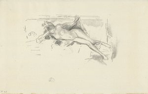 Modèle nu allongé - James Abbott McNeill Whistler