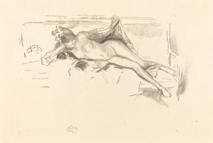 Modèle nu, allongé, 1893 - James Abbott McNeill Whistler