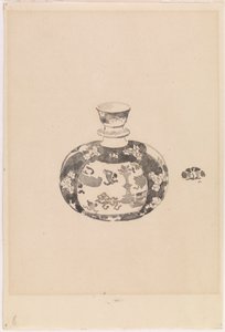 Pot à gingembre oviforme avec couvercle en forme de cloche, 1878