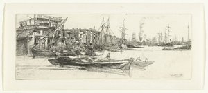 Entrepôts sur la Tamise (Sixteen etchings of scenes on the Thames and other subjects)
