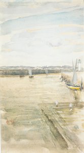 Scène sur la Mersey - James Abbott McNeill Whistler