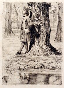 Seymour sous un arbre - James Abbott McNeill Whistler