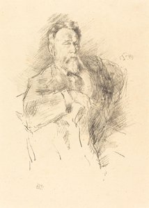 Esquisse de William E. Henley, 1896 - James Abbott McNeill Whistler