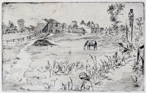 Le Paysage avec le cheval