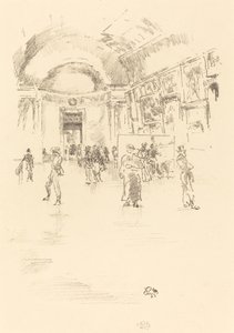 La Grande Galerie, Louvre, 1894