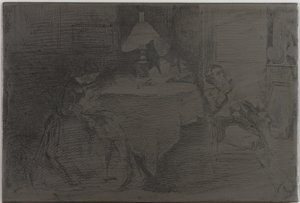 La Salle de musique, 1858