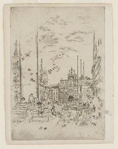 La Piazzetta - James Abbott McNeill Whistler