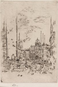 La Piazzetta - James Abbott McNeill Whistler