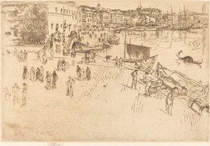 La Riva, No.I, 1879-1880 - James Abbott McNeill Whistler