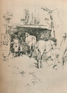 La cour des forgerons, 1895 - James Abbott McNeill Whistler