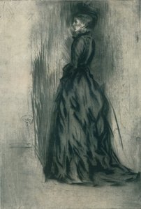 La robe de velours Frances Leyland, vers 1873