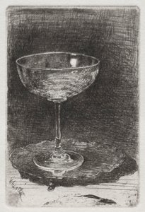 Le Verre de vin - James Abbott McNeill Whistler
