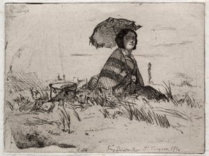 Douze eaux-fortes de la nature : En plein soleil, 1858