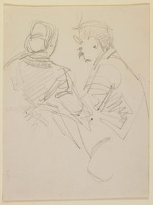 Deux figures, 1858