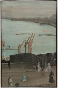 Variations en rose et gris : Chelsea - James Abbott McNeill Whistler