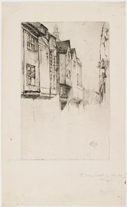 Wych Street, Londres, 1877 - James Abbott McNeill Whistler