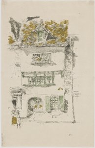 Maison jaune, Lannion, 1893 - James Abbott McNeill Whistler