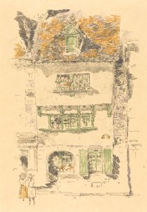 Maison jaune, Lannion, 1893 - James Abbott McNeill Whistler