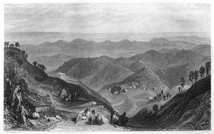 Mussoorie et la vallée de Dhoon, Inde, c. 1860