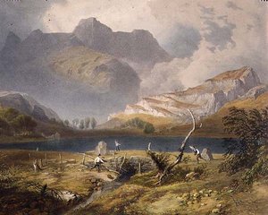 Langdale Pikes (détail) - James Baker Pyne