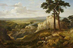 Vue des Mendips, c. 1840