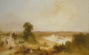 Vue de la Tamise depuis Richmond Hill, 1835 - James Baker Pyne