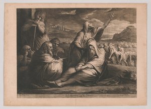 Job réprimandé par ses amis - James Barry