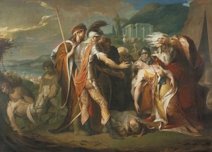 Le Roi Lear Pleurant sur le Corps Mort de Cordelia - James Barry