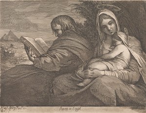 Repos en Égypte - James Barry