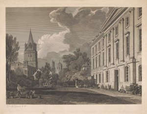 Vue de la cathédrale de Christ Church et d