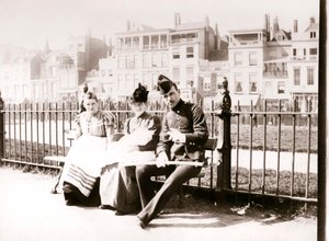 Personnes sur un banc, Rotterdam, 1898