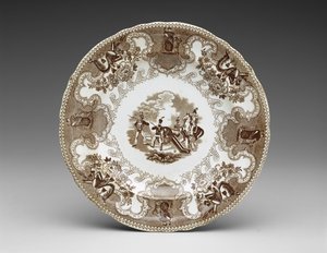 Assiette, vers 1837-44 - James Beech