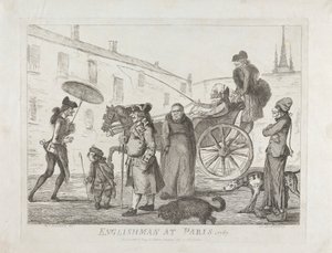 Anglais à Paris, 1767
