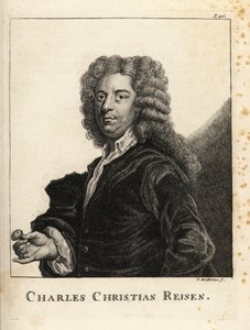 Portrait de Charles Christian Reisen (1680-1725), graveur de gemmes et de sceaux anglais