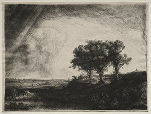 Les Trois Arbres, vers 1770-1844