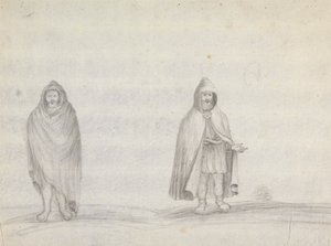 Études de deux hommes - James Bruce