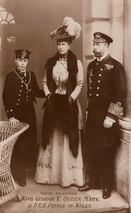 Le roi George V, la reine Mary et le prince de Galles - James Charles Dinham