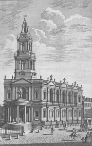 Église Sainte-Marie dans le Strand, Londres, milieu du 18e siècle