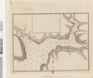 Plan du port de Croque à Terre-Neuve - James Cook