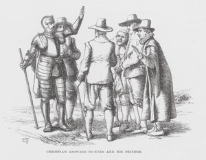 Christian répond à By-Ends et ses amis (gravure) - James Dawson Watson