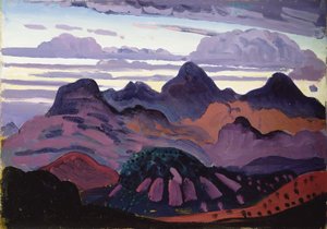 Crépuscule profond, Pyrénées, c.1912-13 - James Dickson Innes