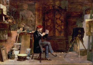 Le studio du photographe, c.1850