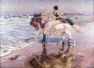 Balade à cheval sur la plage